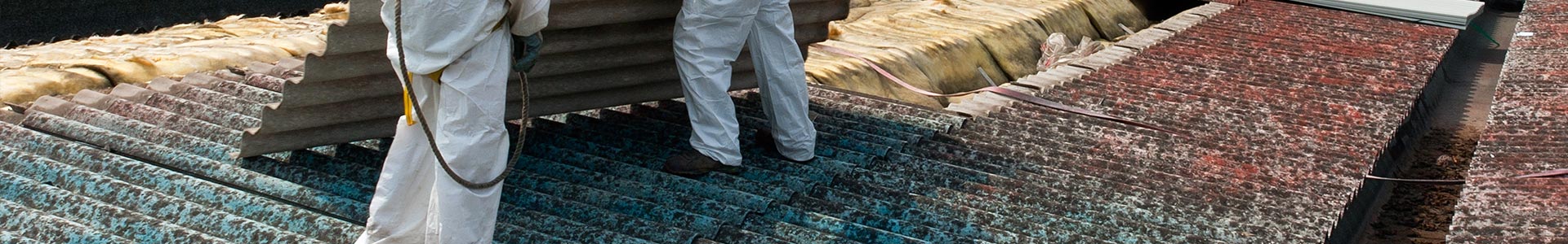 Banner of asbestos removal service
